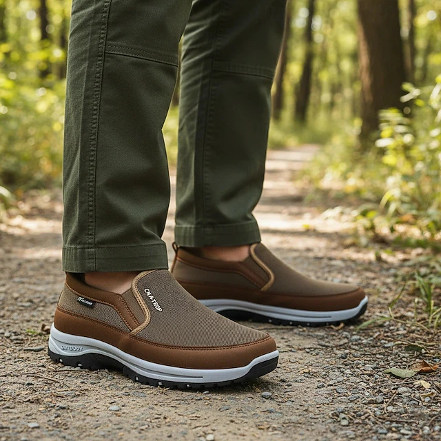 🔥LAST DAY 70% OFF🔥Men's Arch Support & Breathable and Light & Non-Slip Shoes - Proven Plantar Fasciitis, Foot and Heel Pain Relief.