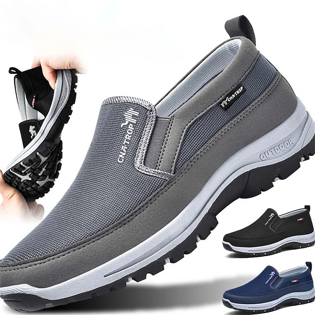 🔥LAST DAY 70% OFF🔥Men's Arch Support & Breathable and Light & Non-Slip Shoes - Proven Plantar Fasciitis, Foot and Heel Pain Relief.