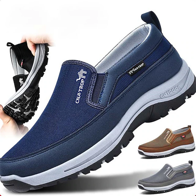 🔥LAST DAY 70% OFF🔥Men's Arch Support & Breathable and Light & Non-Slip Shoes - Proven Plantar Fasciitis, Foot and Heel Pain Relief.