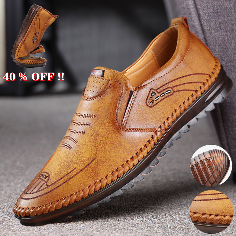 Italian handcrafted genuine cowhide leather trainers for men