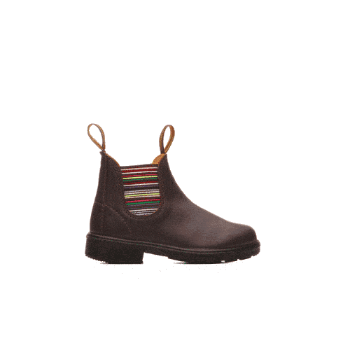 Blundstone 1413 - Kids Brown Striped Elastic