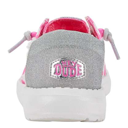 Wendy Funk Cowgirl Bling - Pink Cow/Silver