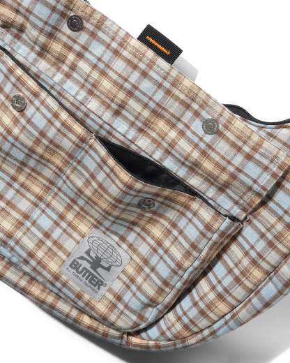 Crossbody Bag, Sky / Tan