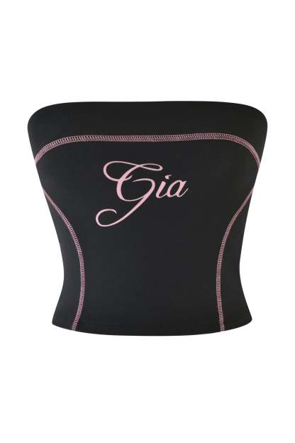 BLARE BOOB TUBE - BLACK