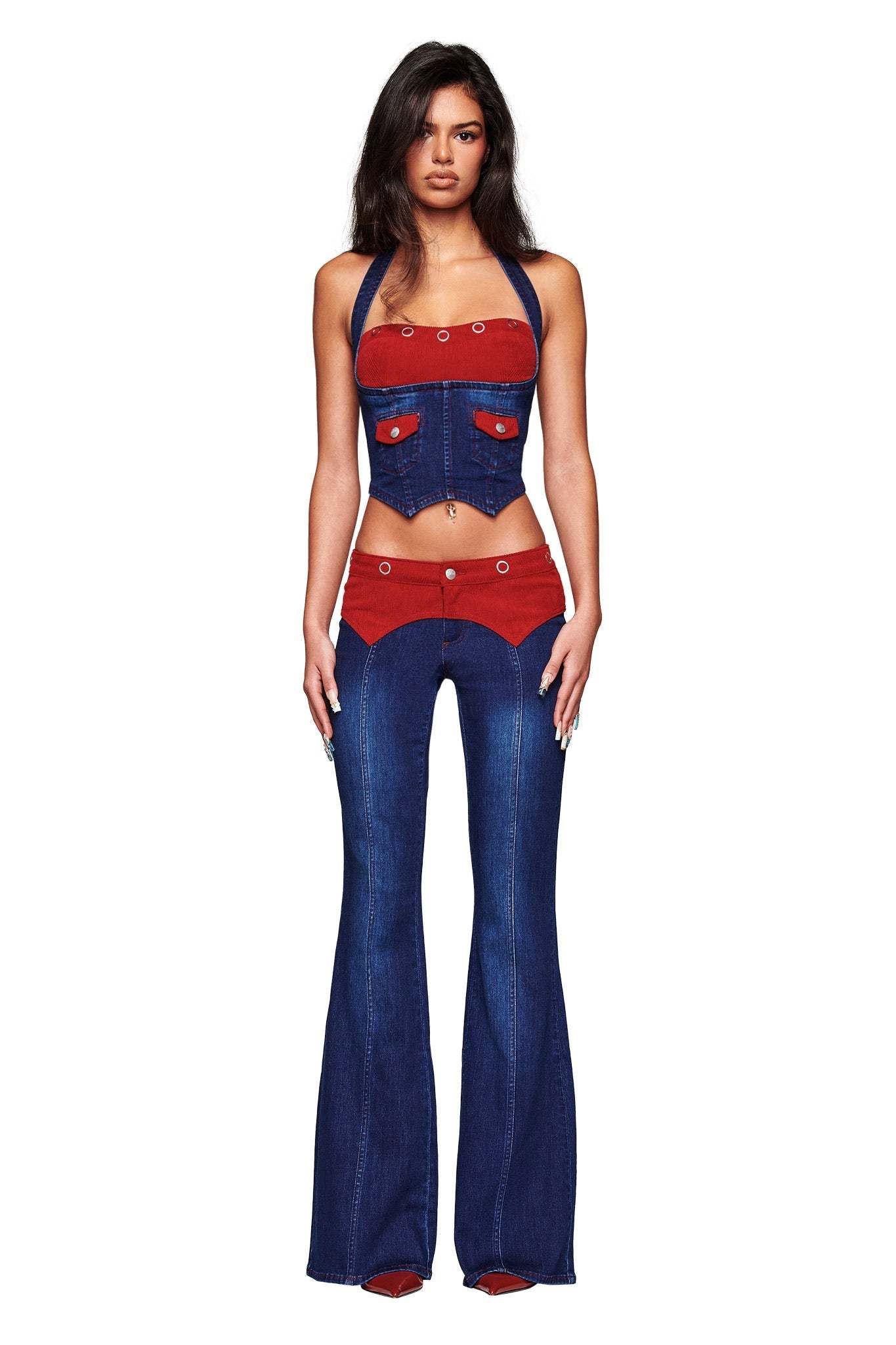 TOMMIE CORSET - DARK WASH RUBY