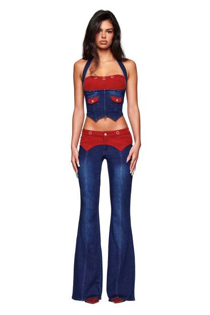 TOMMIE CORSET - DARK WASH RUBY