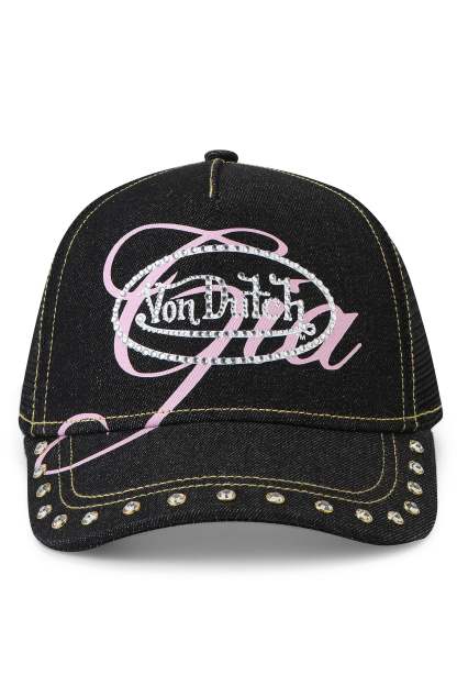I.AM.GIA X VON DUTCH TRUCKER HAT - INDIGO DENIM