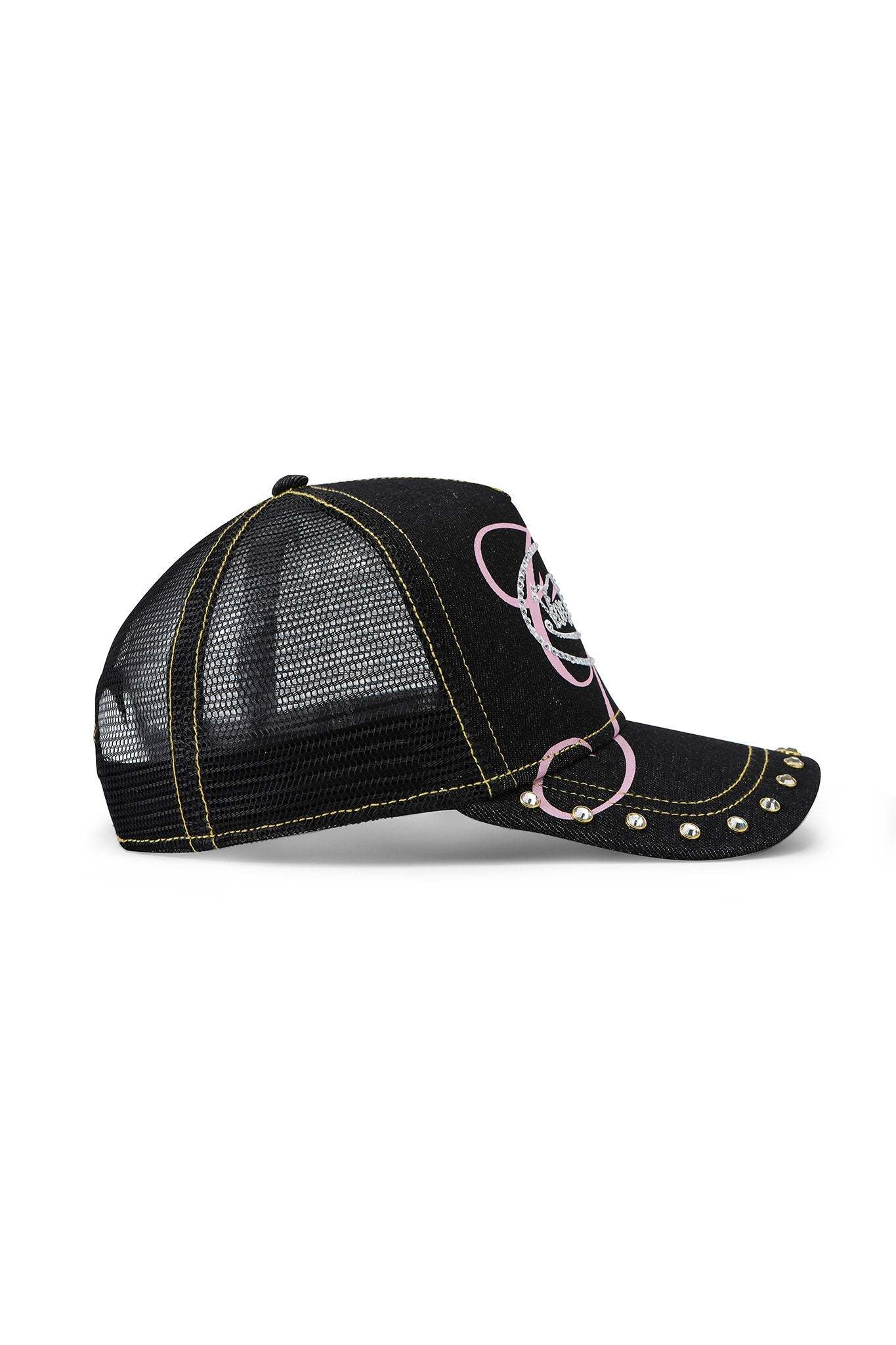 I.AM.GIA X VON DUTCH TRUCKER HAT - INDIGO DENIM