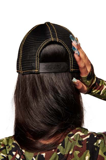 I.AM.GIA X VON DUTCH TRUCKER HAT - INDIGO DENIM