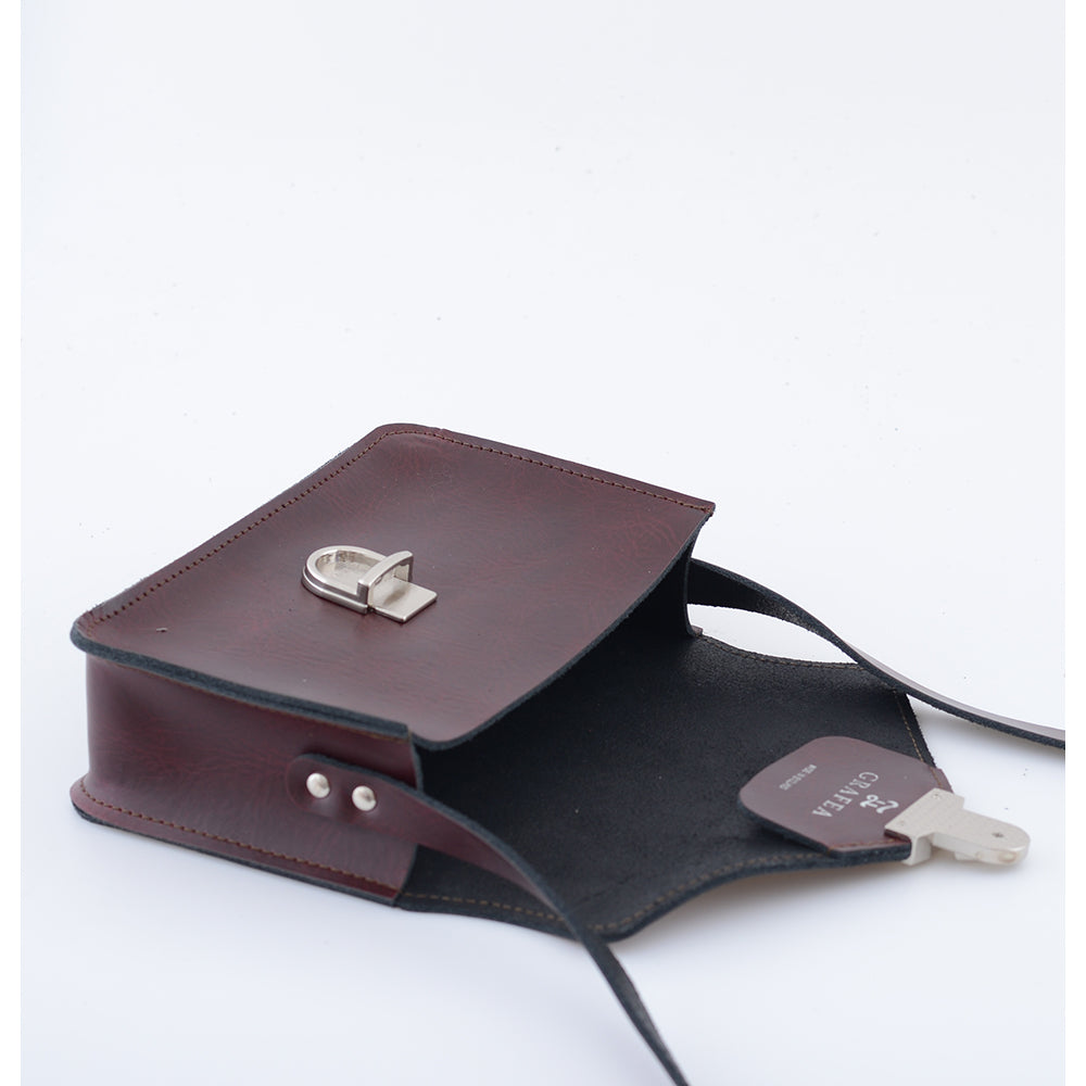 SMALL CROSSBODY BURGUNDY