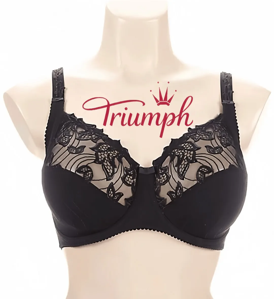 Triumph - 4 части🎗️Нов сутиен без банели с флорална бродерия
