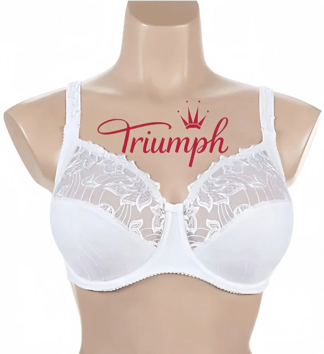 Triumph - 4 части🎗️Нов сутиен без банели с флорална бродерия