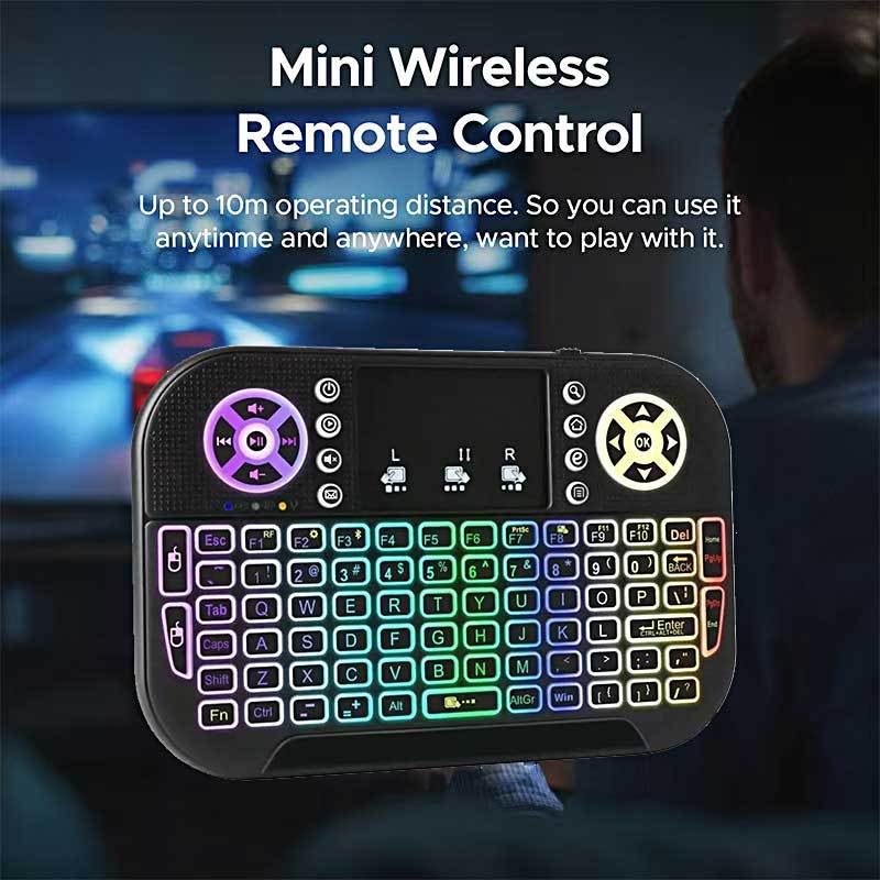 Vseebox Mini Wireless Keyboard with Touchpad
