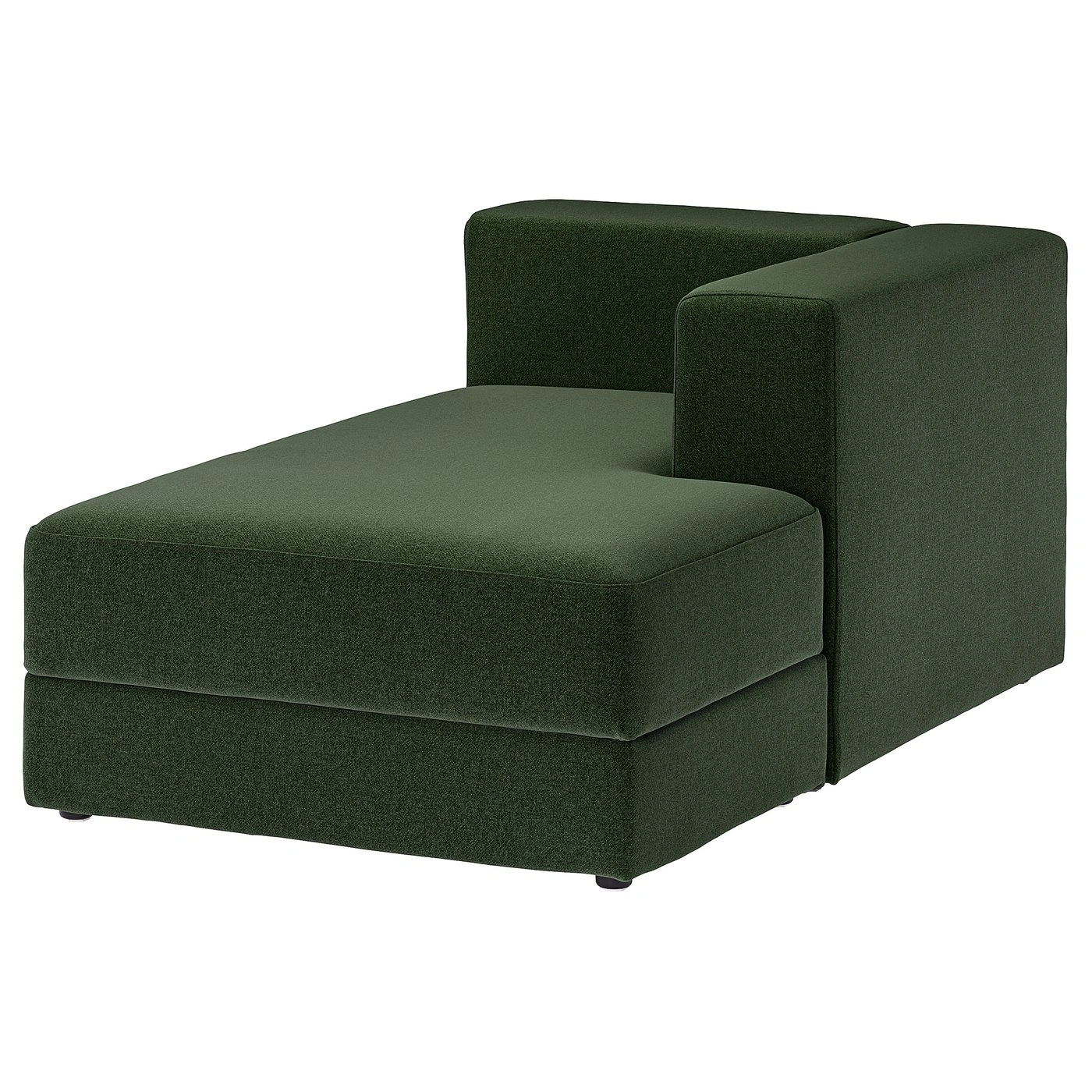 Chaise longue beige gris con asiento amplio-My Shop