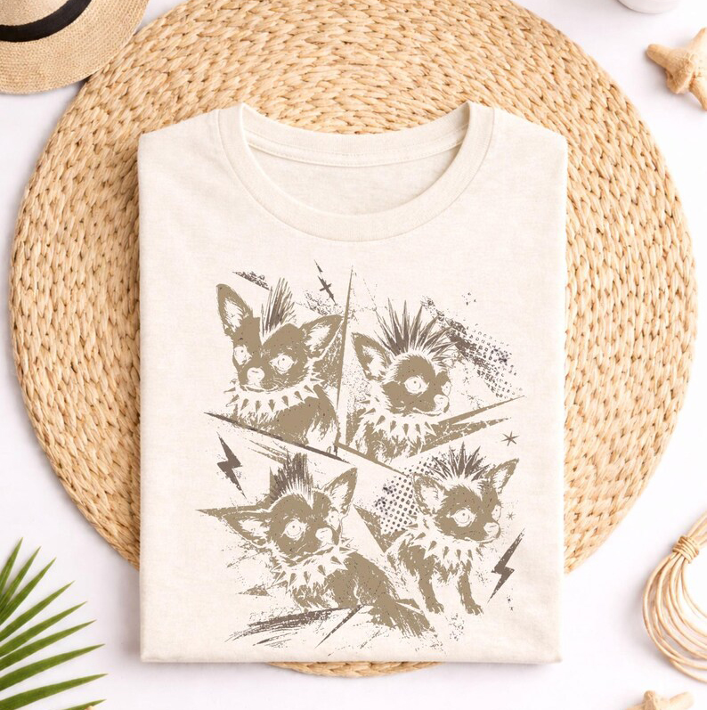Vintage Punk Chihuahua T-Shirt