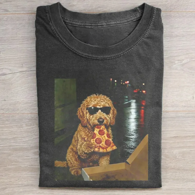 Funny Goldendoodle Meme T-shirt Vintage Washed DTG Graphic Tee | ZalleStudio