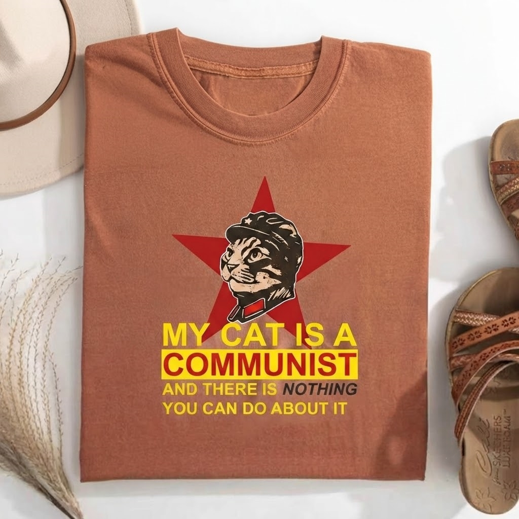 My Cat Is A Communist T-shirt
