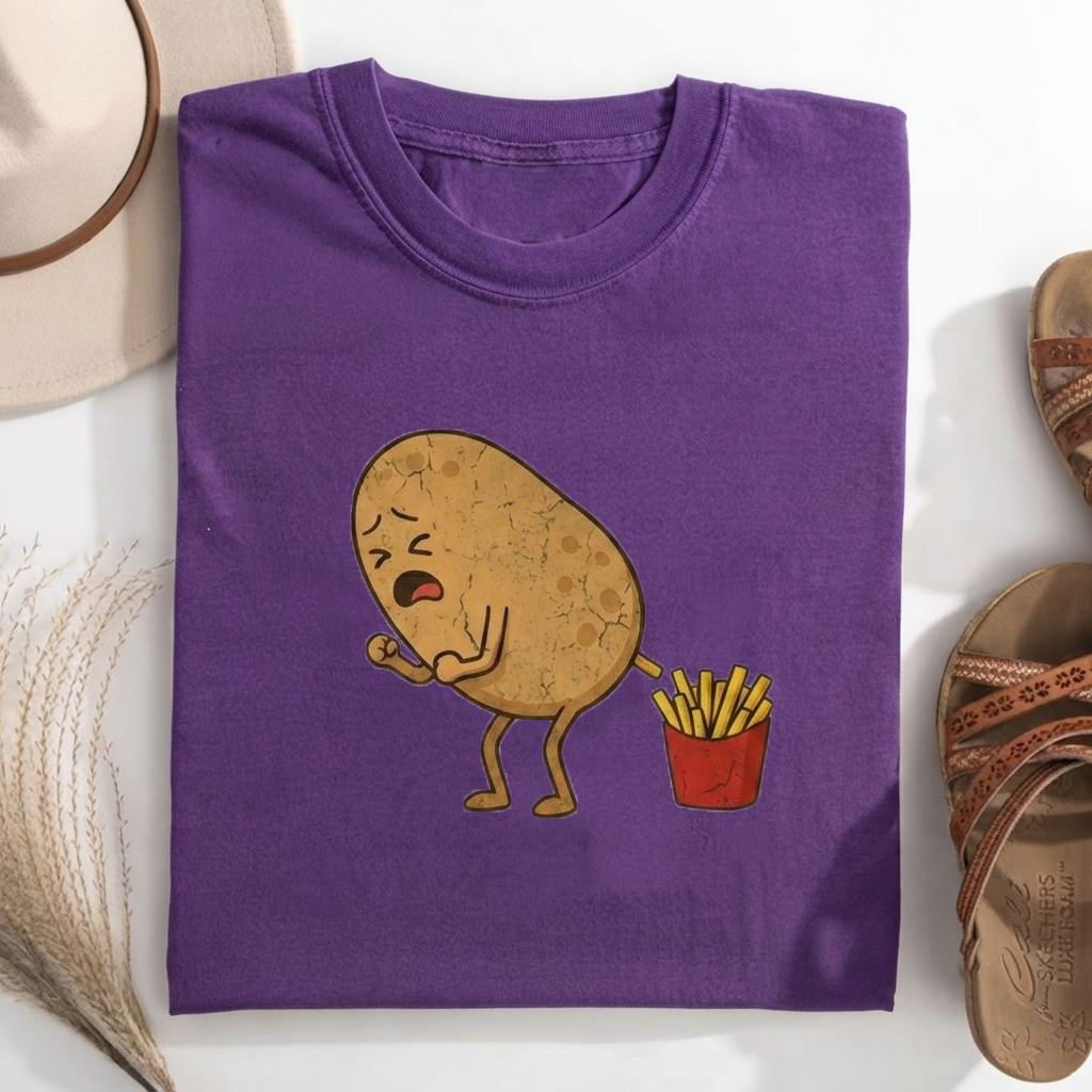 Funny fried potato T-shirt