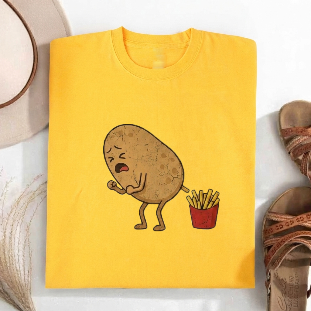 Funny fried potato T-shirt