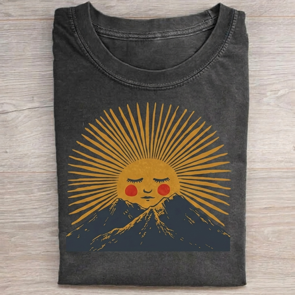 Vintage Boho Sun T-shirt