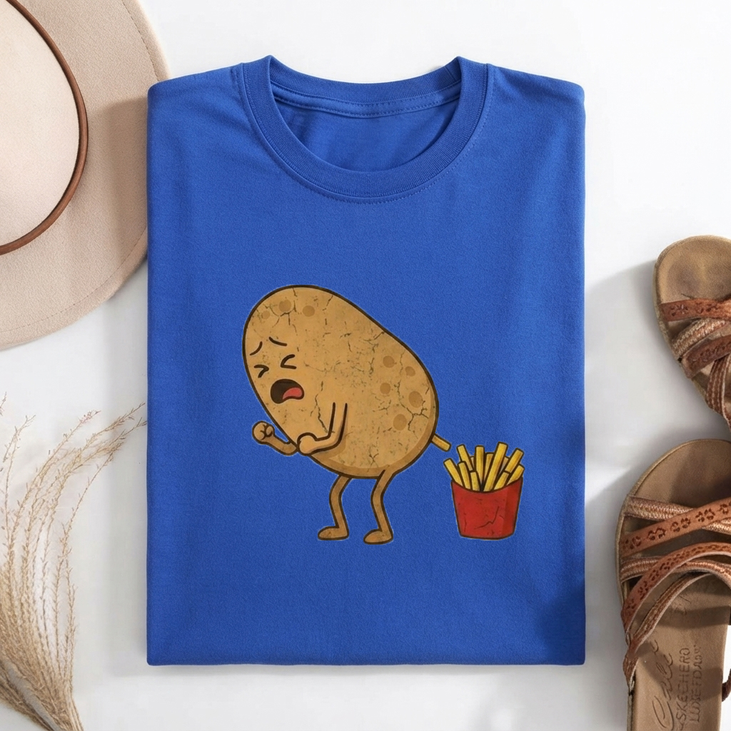 Funny fried potato T-shirt