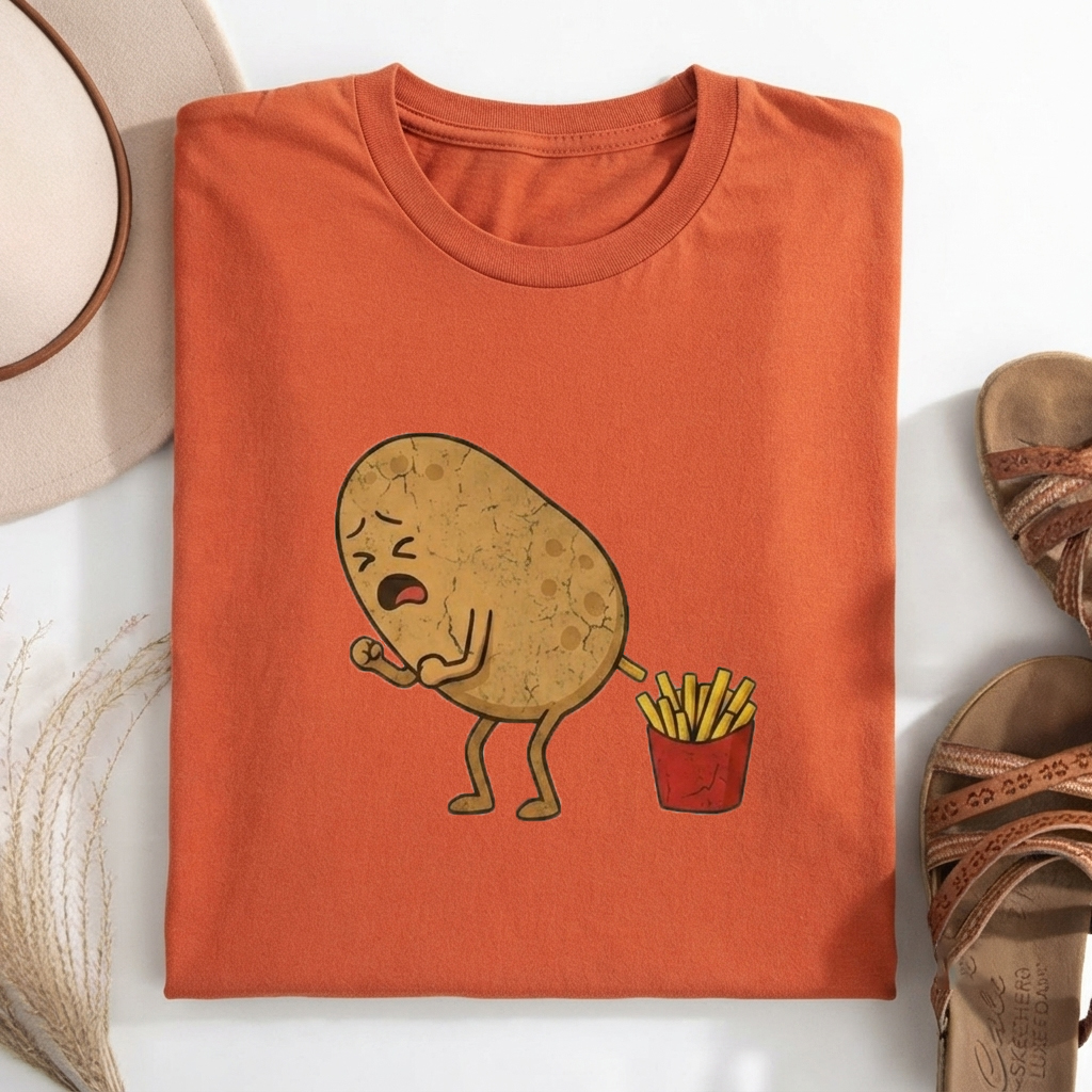 Funny fried potato T-shirt