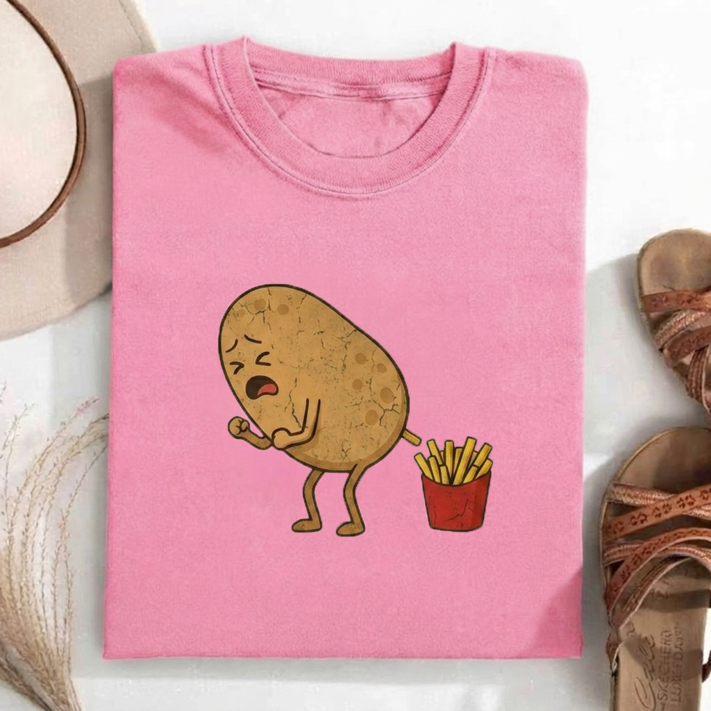 Funny fried potato T-shirt