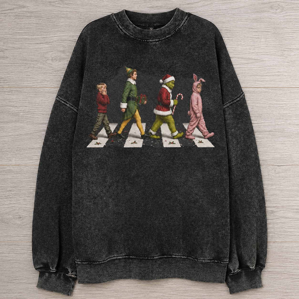 Classic Christmas Movie Character Sweatshirt