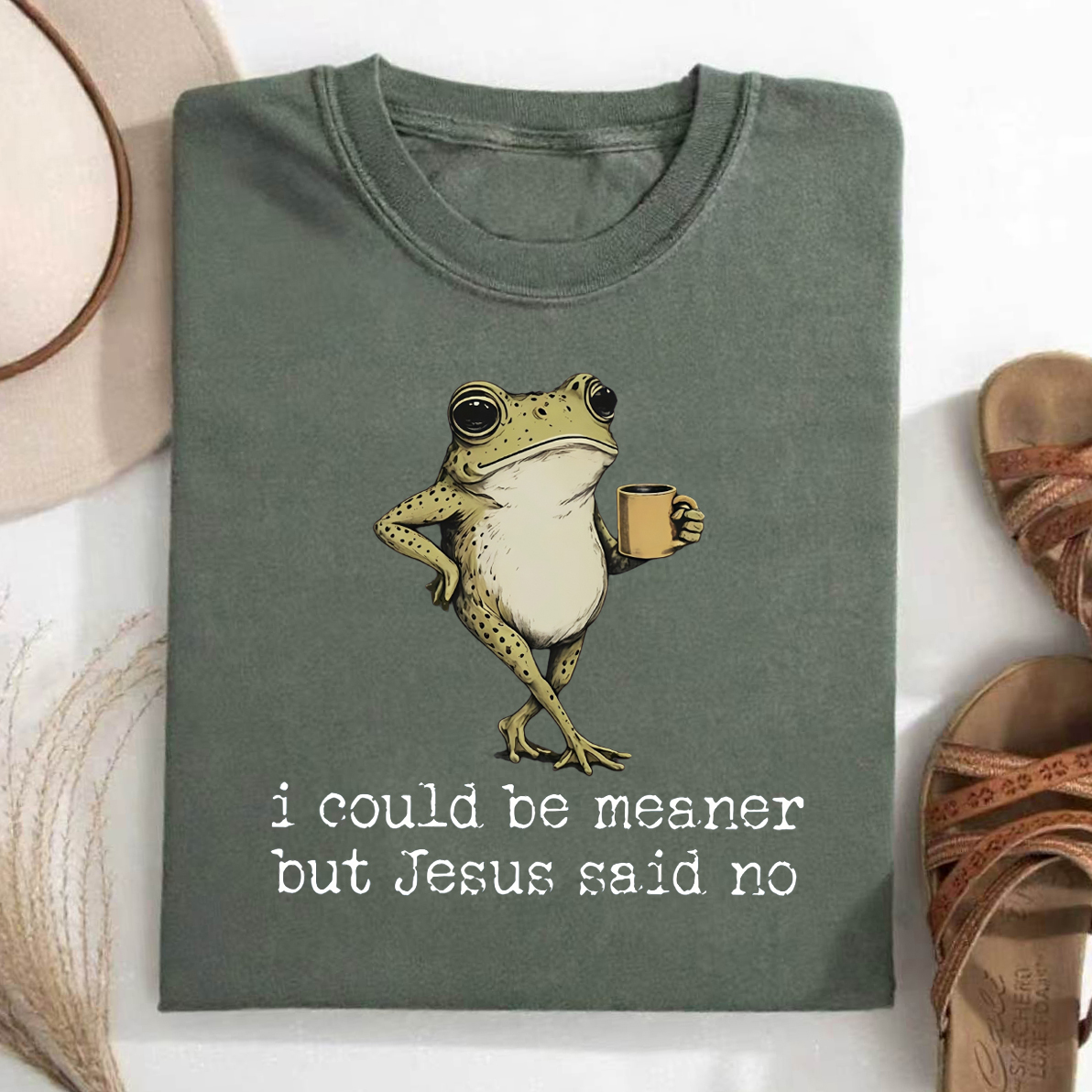 I Could Be Meaner But Jesus Said No T-shirt