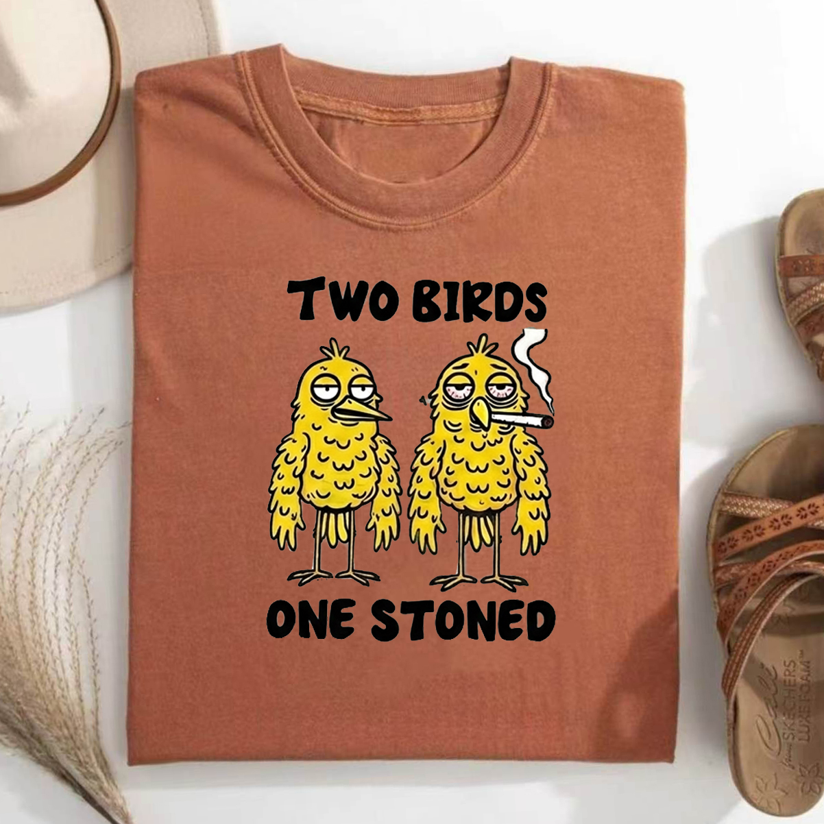 Two Birds One Stoned T-shirt