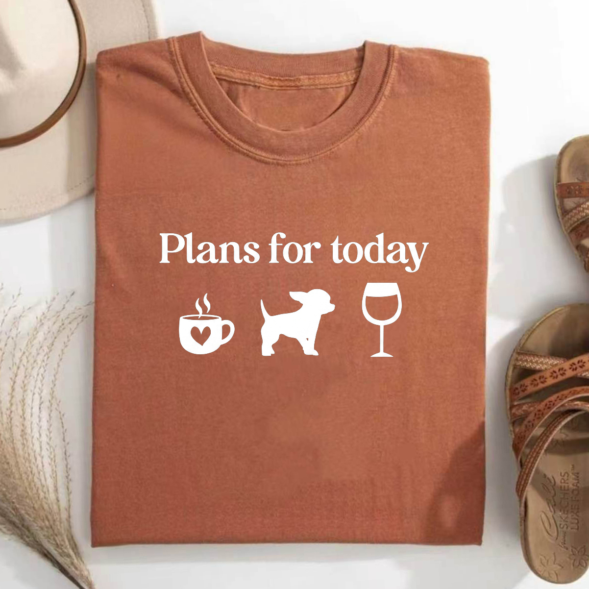 Plans For Today Chihuahua T-Shirt