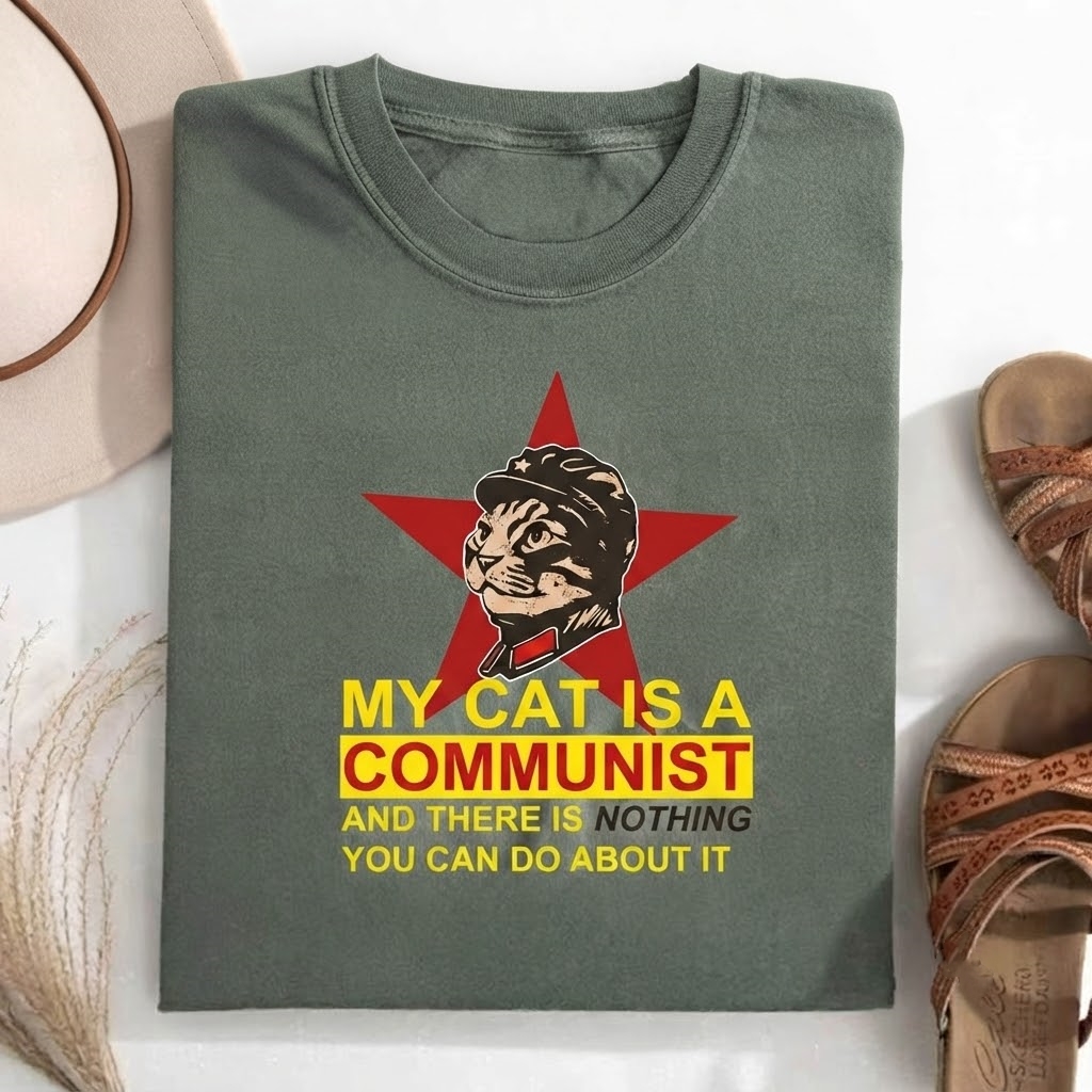 My Cat Is A Communist T-shirt
