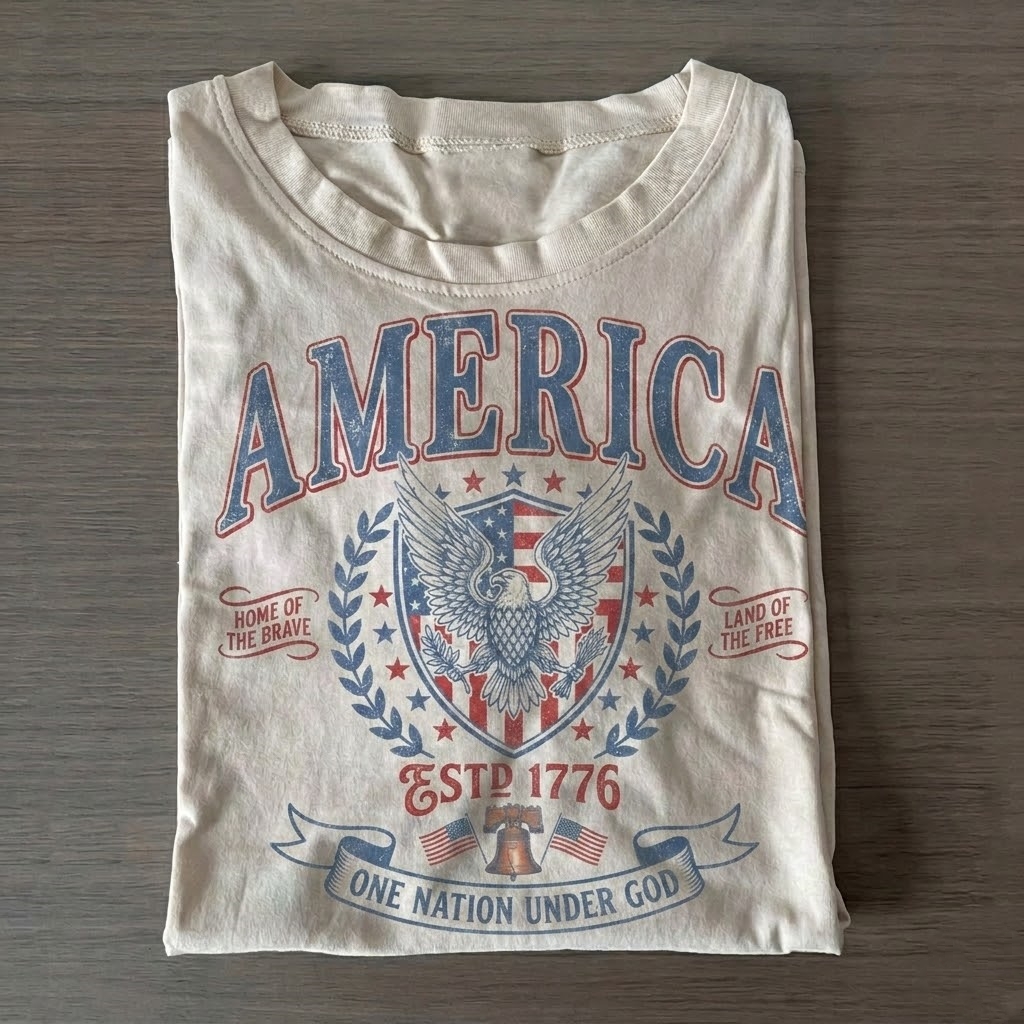 America Patriotic Eagle T-Shirt