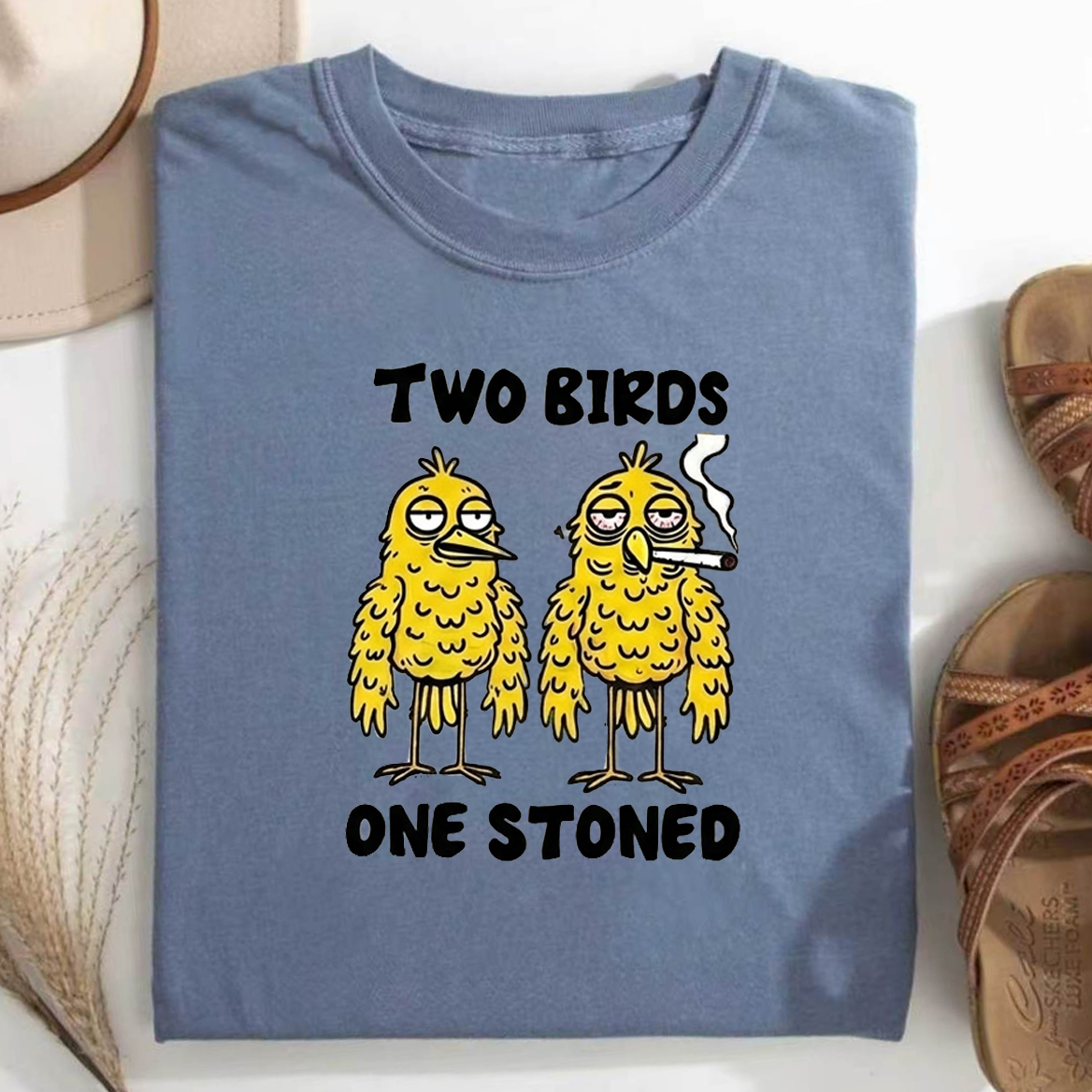 Two Birds One Stoned T-shirt