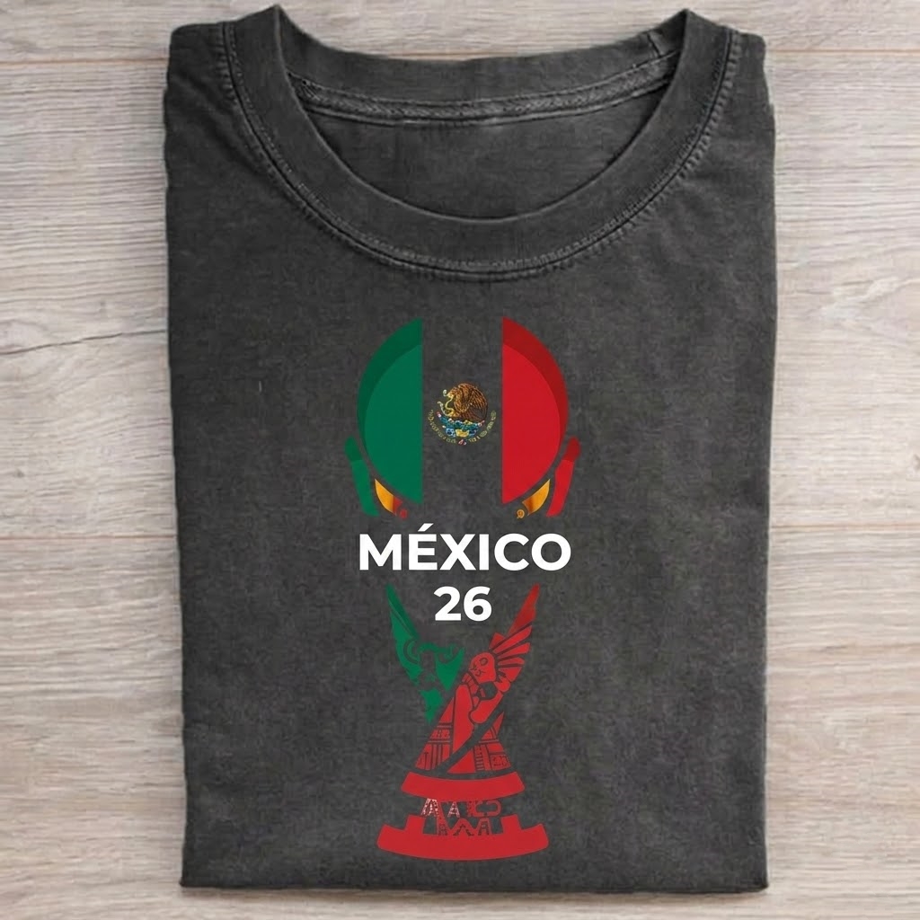 Mexico Football Lover Printed T-shirt