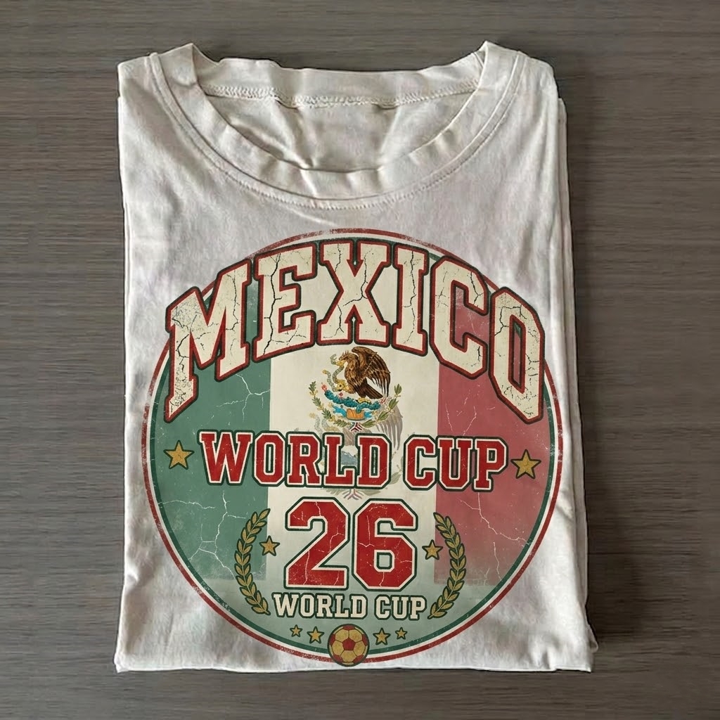 Mexico Football Lover Printed T-shirt