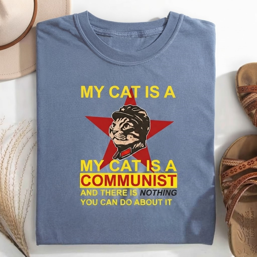 My Cat Is A Communist T-shirt