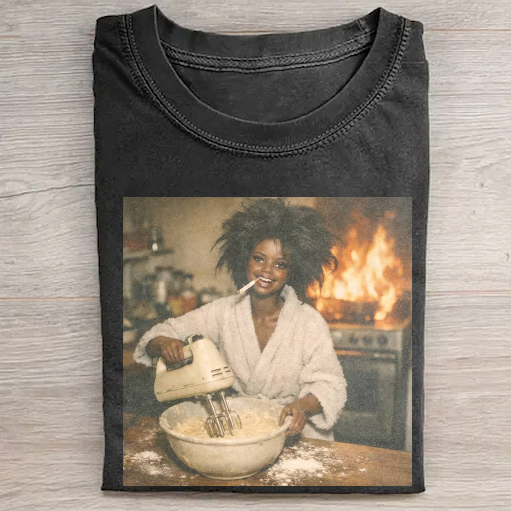 BLACK GIRL DOLL GIRL FUNNY MEME TEE Vintage Washed DTG Graphic Tee | ZalleStudio