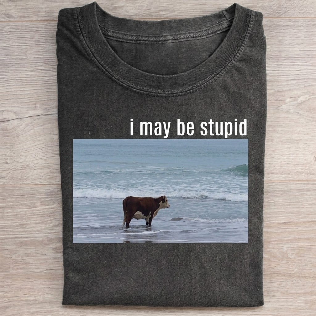 I May Be Stupid T-shirt