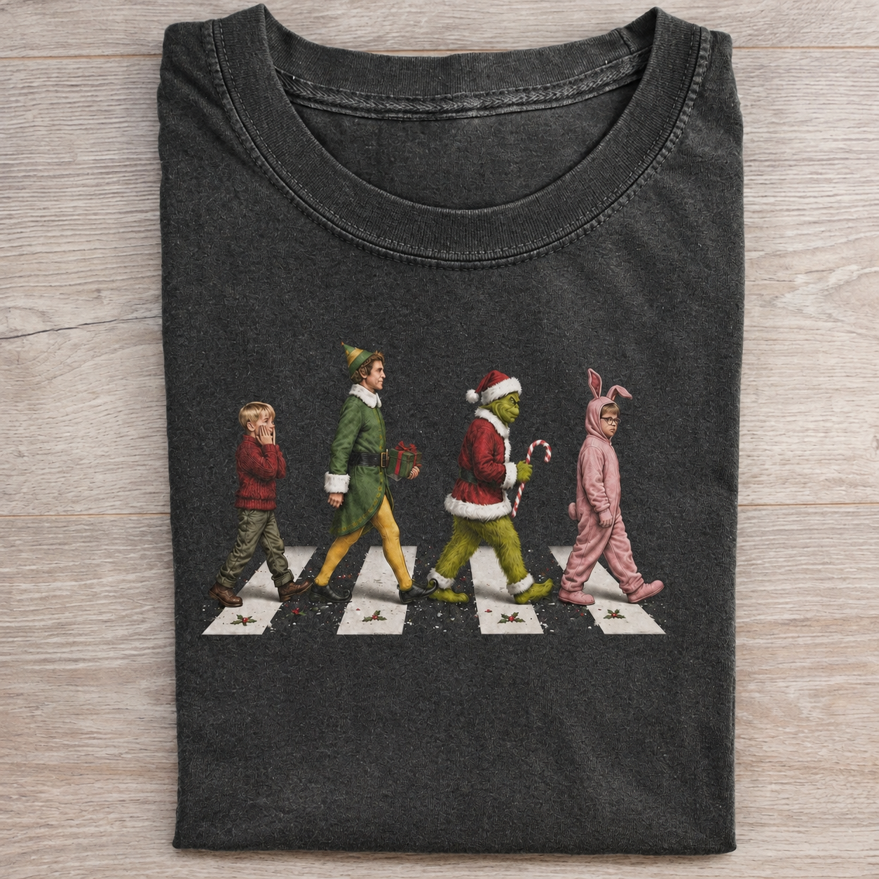 Classic Christmas Movie Character T-shirt