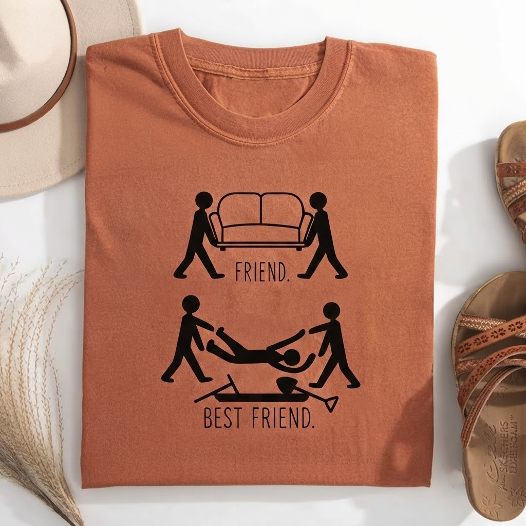 Friend vs Best Friend T-shirt