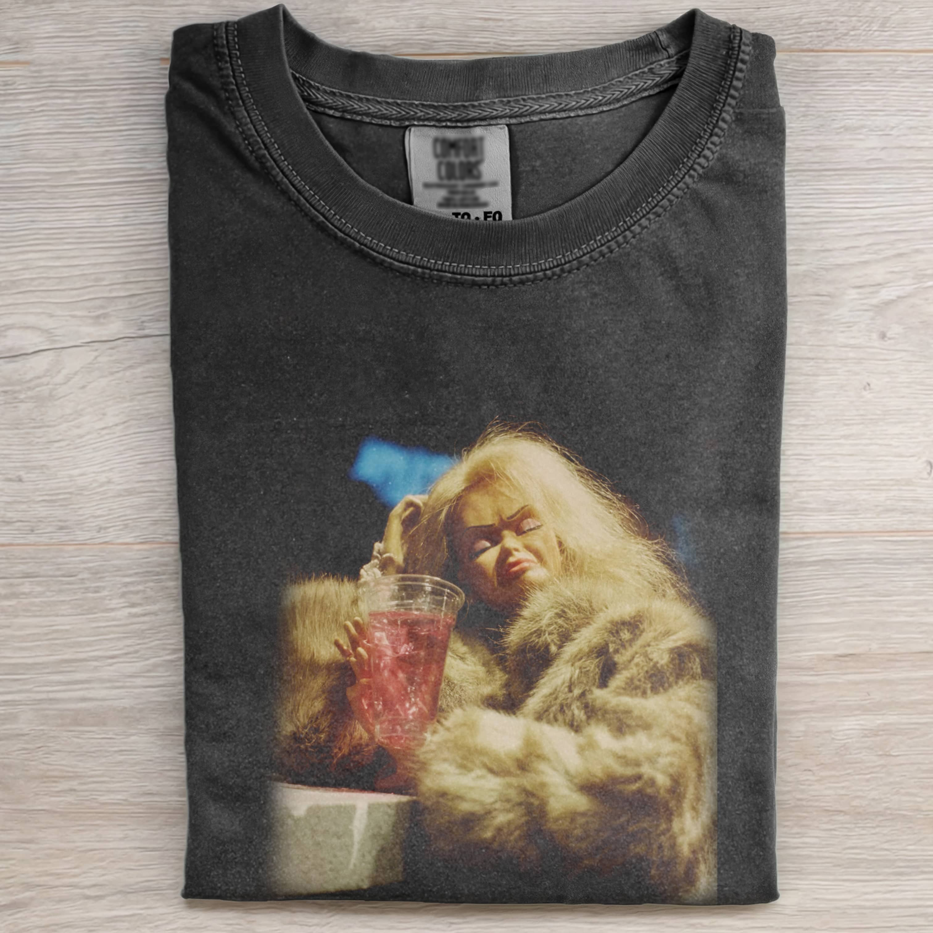 DOLL FACE MEME FASHION FORWARD TEE Vintage Washed DTG Graphic Tee | ZalleStudio