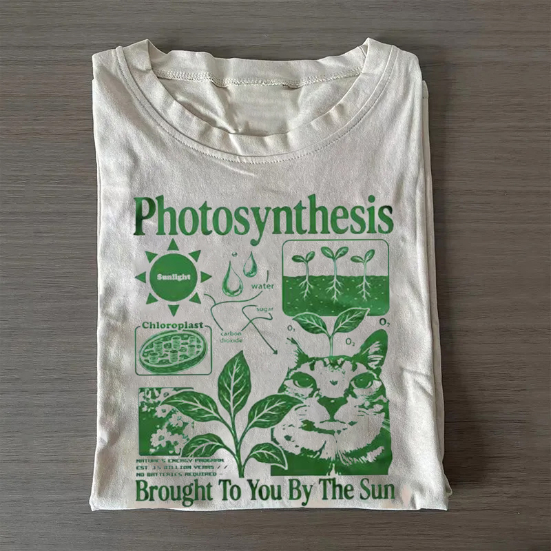 Photosynthesis Cat T-shirt