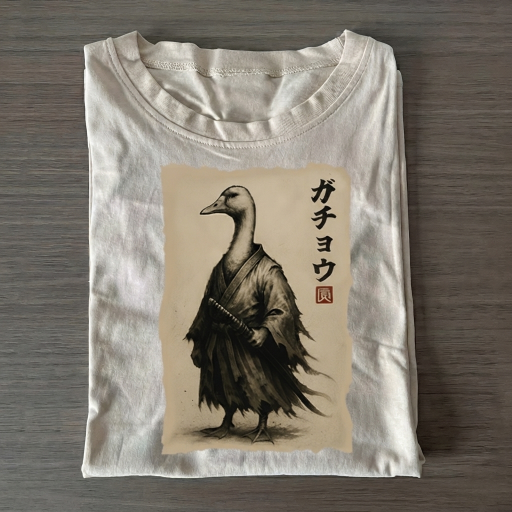 Samurai Goose Art T-Shirt