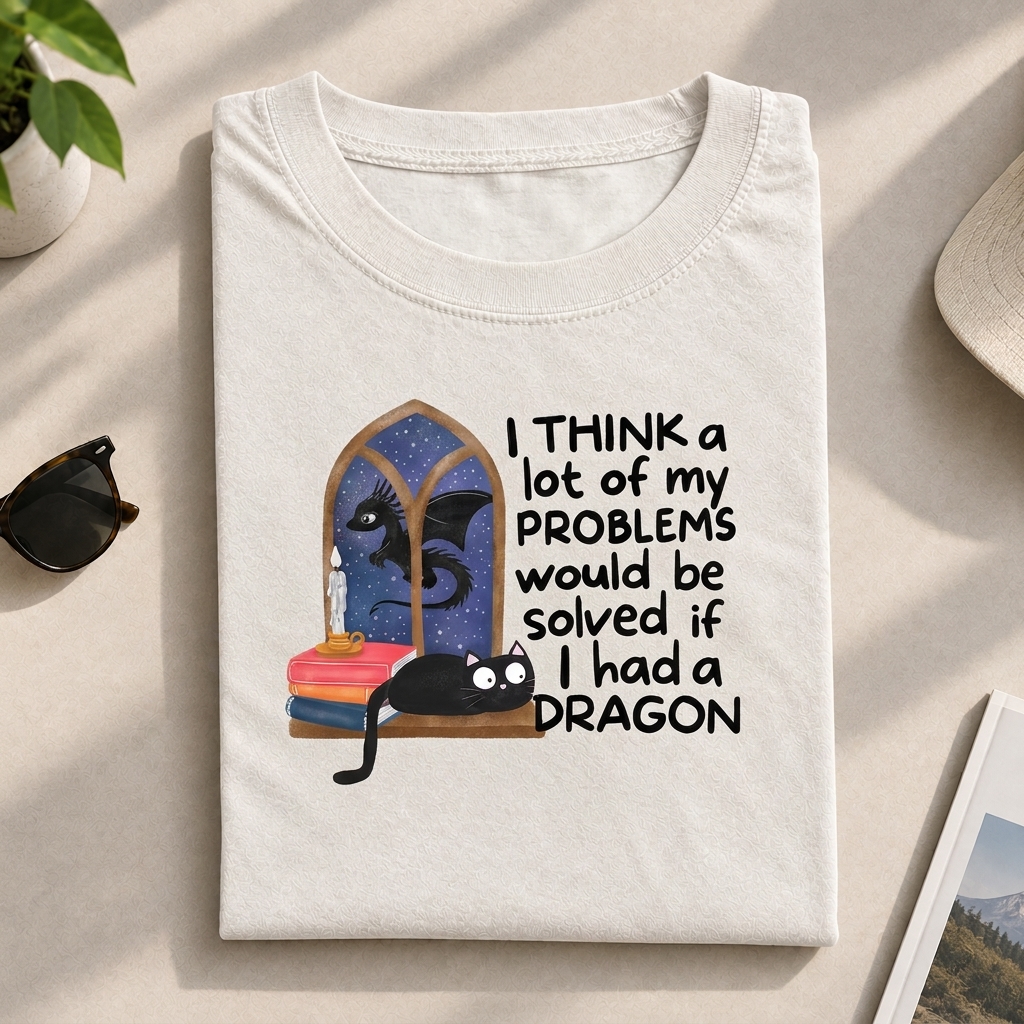 I Think A Lot Of My Problems Would Be Solved If I Had A Dragon T-shirts