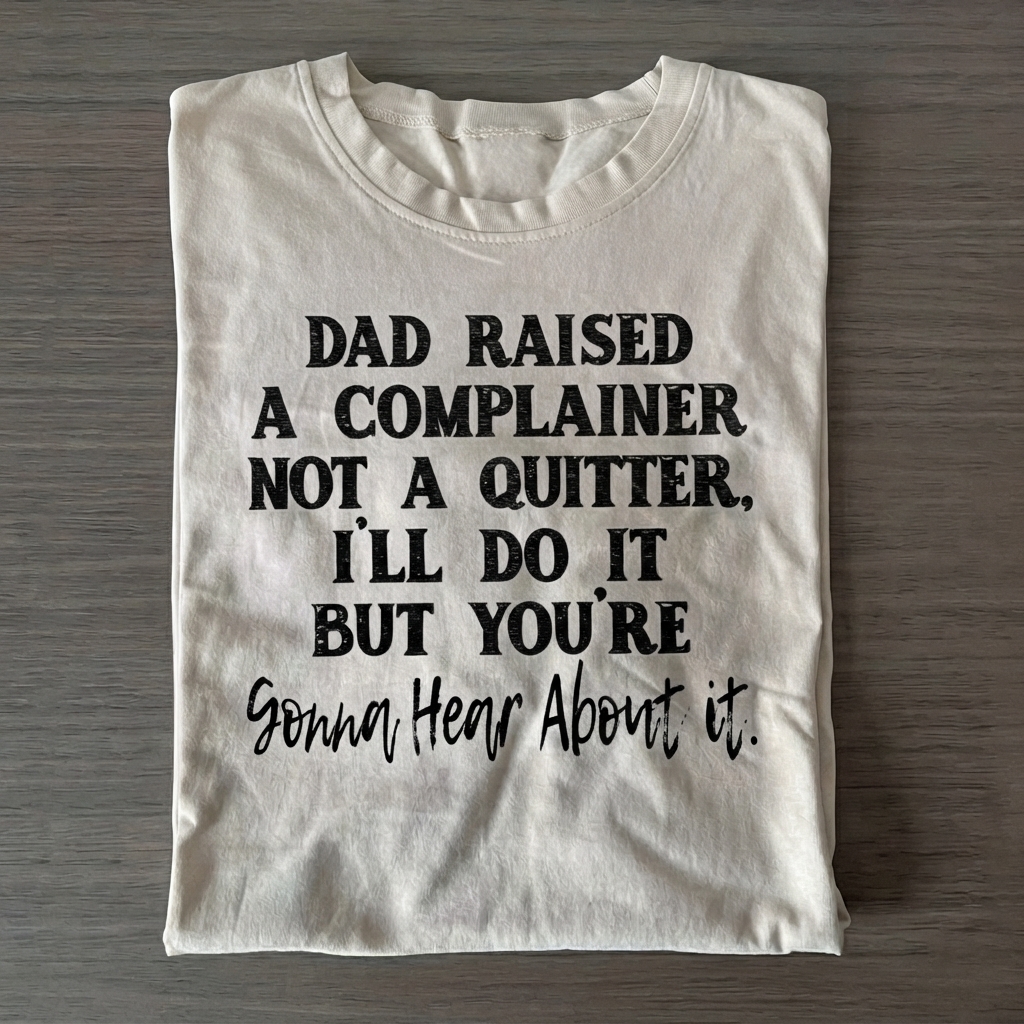 DAD RAISED A COMPLAINER... T-shirt