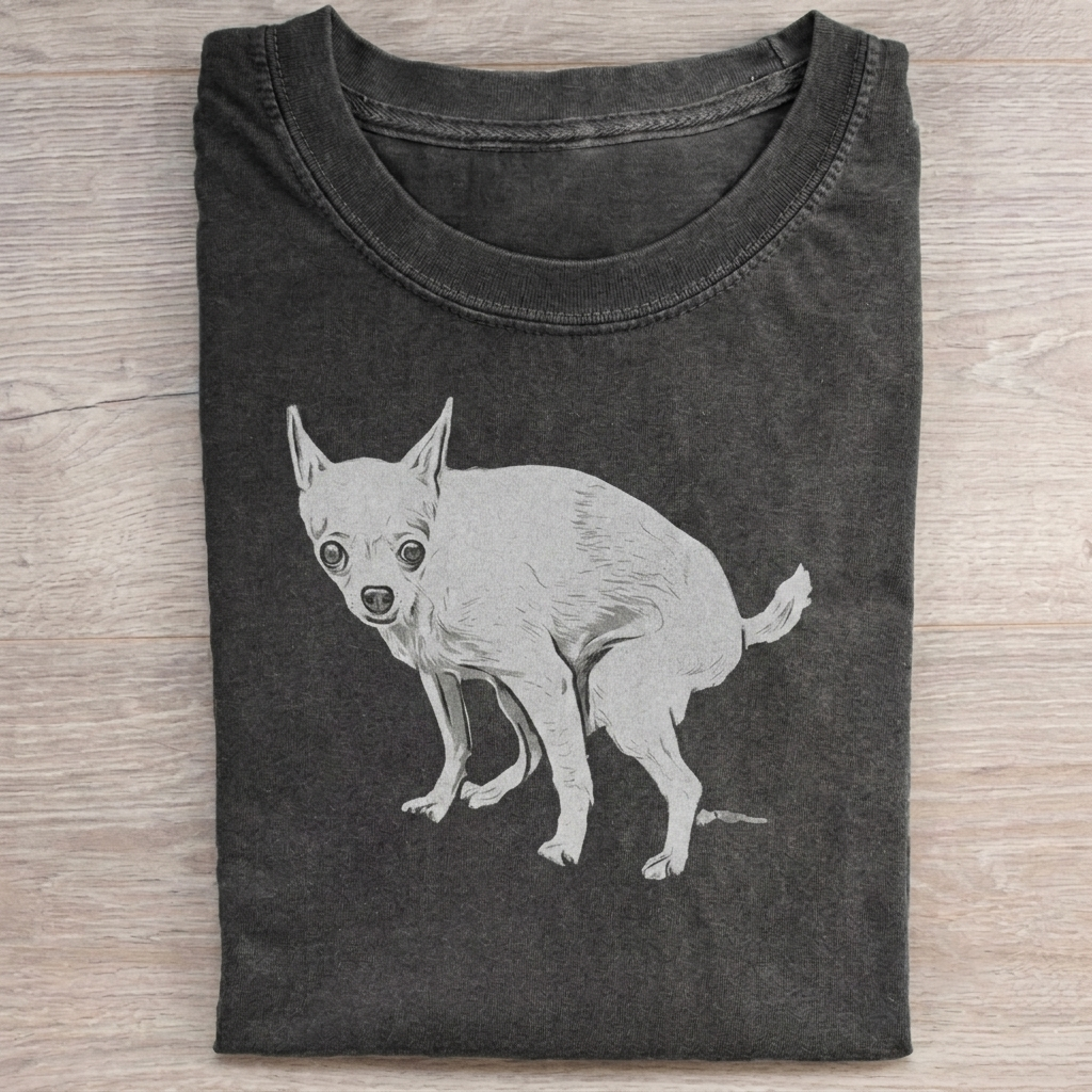 Pooping Chihuahua T-Shirt