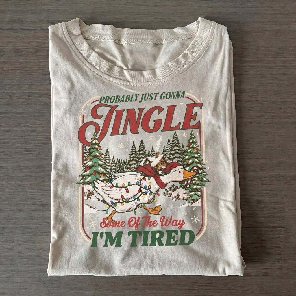 Funny Gooes Christmas T-shirt