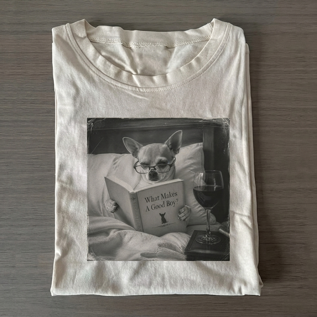 Chihuahua Who Loves Reading T-Shirt