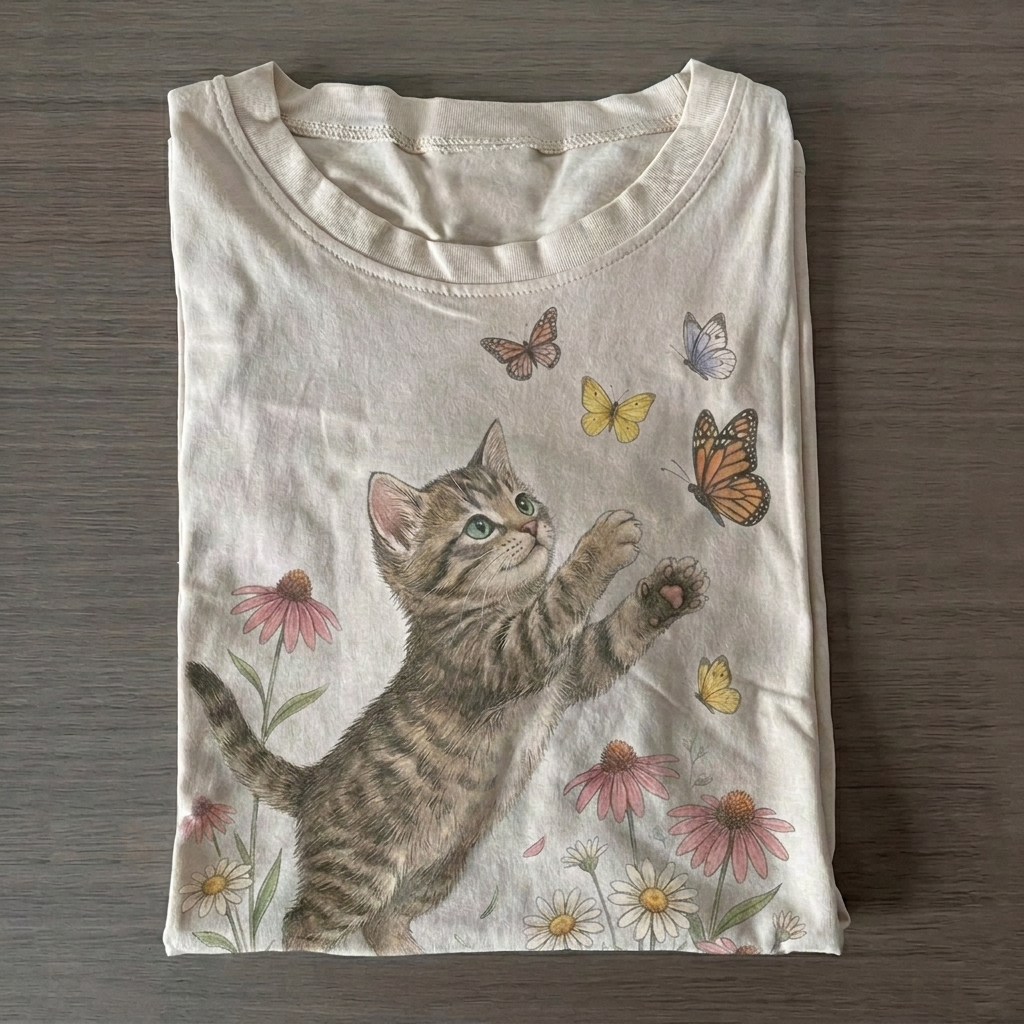 Cute Kitten T-Shirt T-shirt